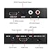 HDMI Audio Extractor, Tendak HDMI ARC Extractor and Optical TOSLINK SPDIF + L/R Stereo Audio Converter Support / 4K for PS4/ PS3/ Xbox/STB/Blu-ray