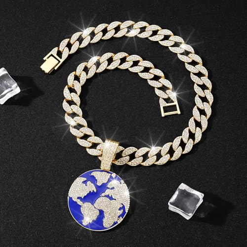 Miami Cuban Chain Ice Tiger Head Miami Cuban Link Chain Necklace - Gold/Silver Plated Cubic Zirconia Hip-Hop Jewelry Gift For Men - Image 5