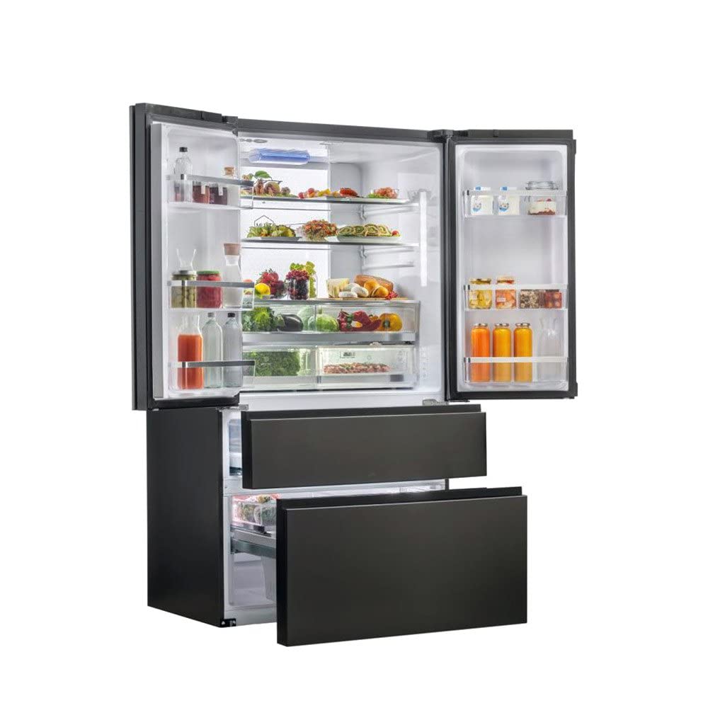 Haier HB26FSNAAA frigo américain Autoportante 685 L E Noir