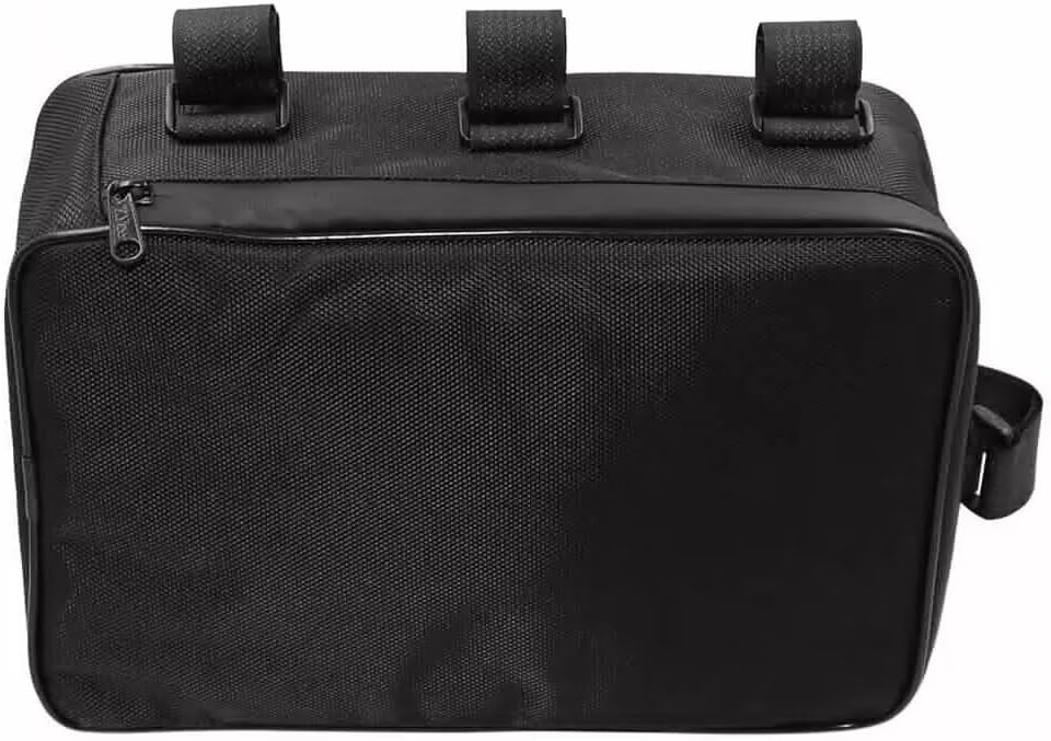 Electric Bike Battery Bag, Dust-Proof Waterproof Bike Frame Bag, Durable Lightweight Bicycle Pack Case for Cycling Touring