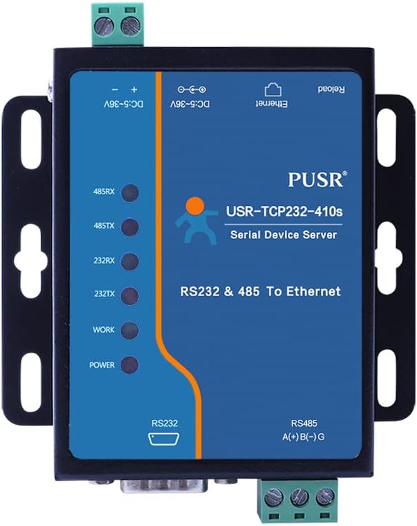 RS232 RS485 Modbus RTU a Modbus TCP Gateway Serial to Ethernet Converter USR-TCP232-410s