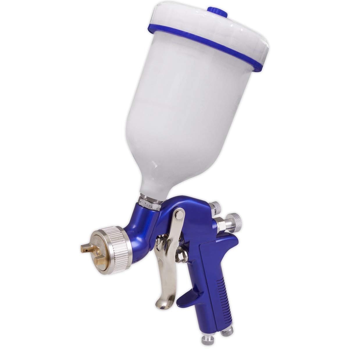 Sealey Gravity Feed Spray Gun 2-Stage Trigger Control 1.3mm Set-Up S713G from B&Q
