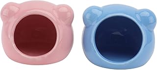 BESTOYARD 4 Pçs Ninho De Resfriamento De Hamster Ninho De Hamster Cerâmica Ninho De Animal De Estimação Cama De Chinchila Cerâmica Cerace Pequeno Ninho De Resfriamento De Animal De