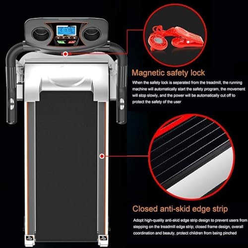 Image of Folding Treadmills Treadmill, Foldable Steel Frame Walking Treadmill Adjustable Incline Fitness Exercise Runninghines for Home Gym,Space Saving