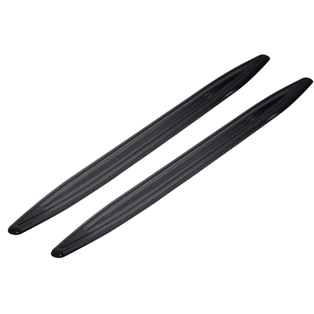 Hypersonic HP6159-3 zestaw uniwersalnych listew ochronnych na zderzak 350 x 28 mm, samoprzylepne, czarne, zestaw 2 sztuk