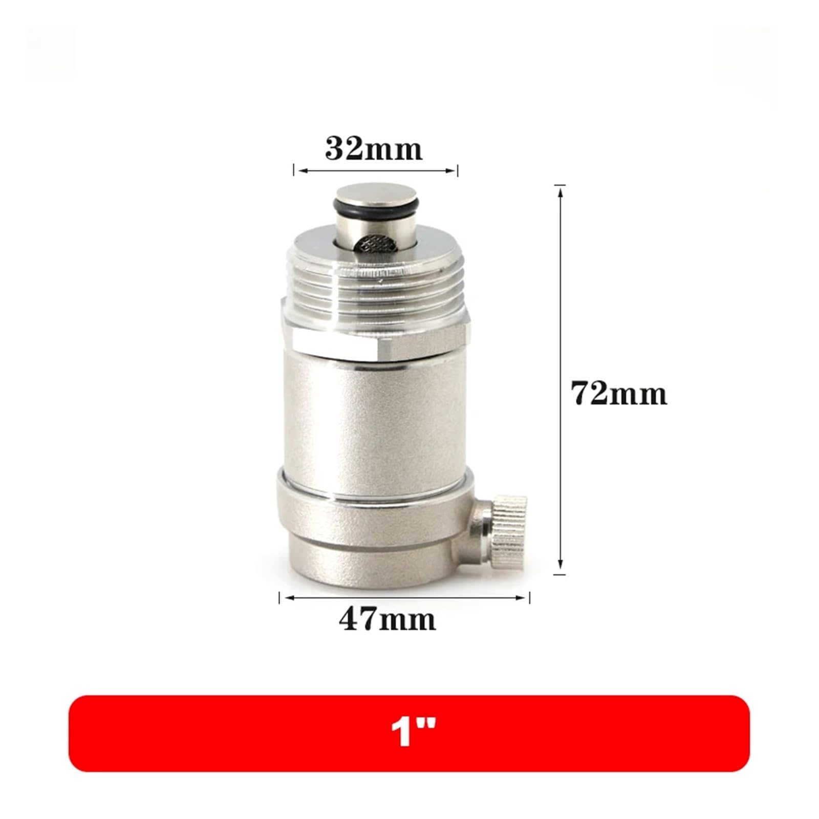 2 Stück 1/2 Zoll 3/4 Zoll 1 Zoll Edelstahl 304 Automatisches Entlüftungsventil, Druckentlastungsreduzierer mit Außengewinde (Size : 3/4")
