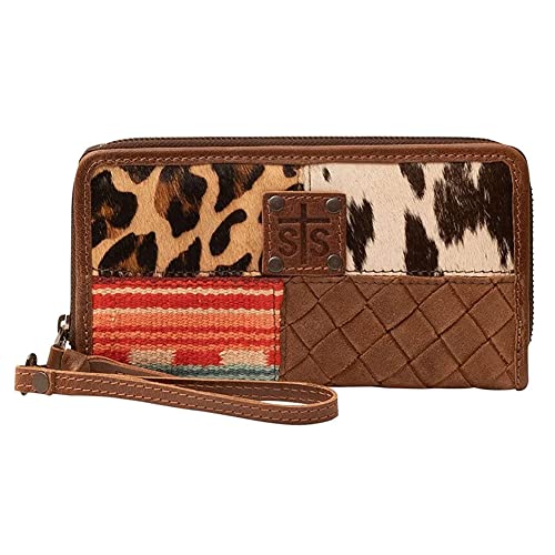 Sts Ranchwear Remnants Rosa Leather Wallet Brown One Size #TOP16