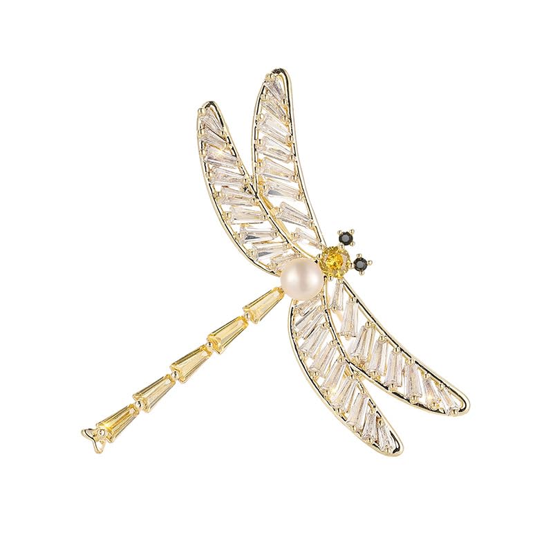 Spilla con perle gioielli per donne moda regali di Natale moglie mamma fidanzata, anniversario compleanno gioielli preziosi regali per lei NO11574, metallo, perla
