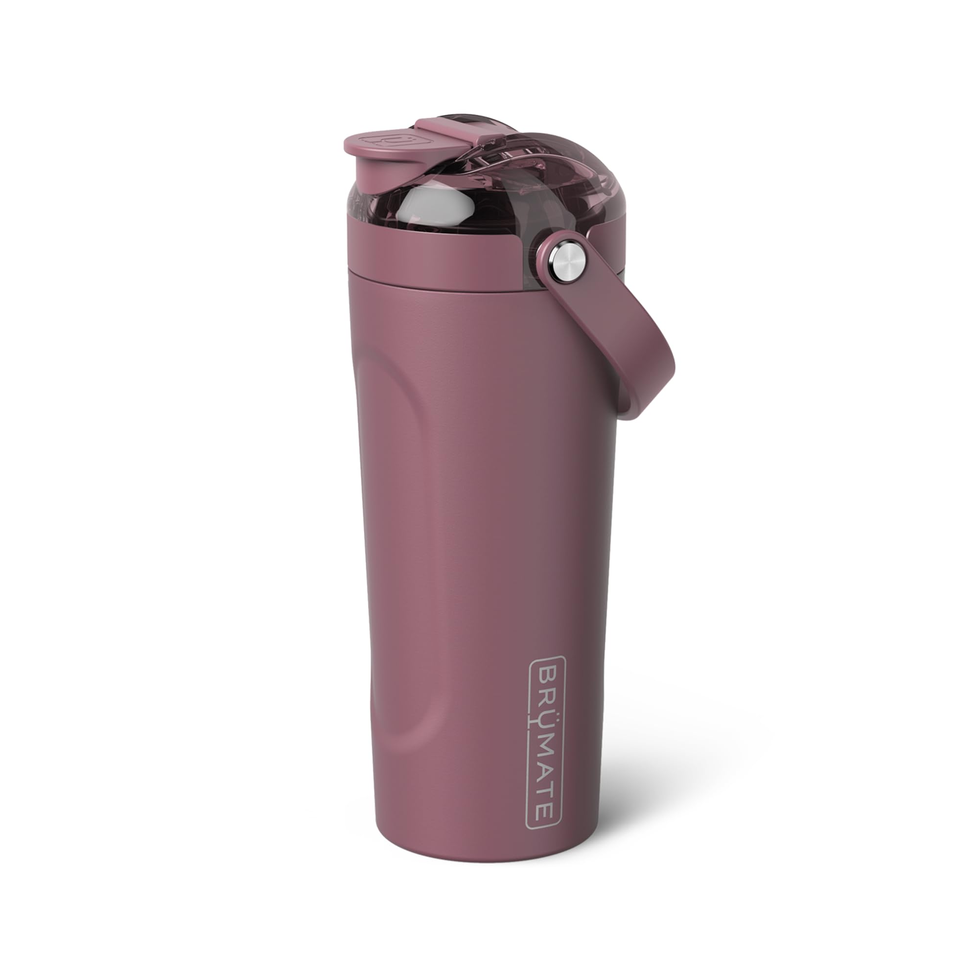 BrüMate MultiShaker Blender Shaker Bottle | 100% Leakproof Insulated Stainless Steel | Pre Workout and Protein Shaker Bottle for the Gym | 25oz (Rose Taupe)