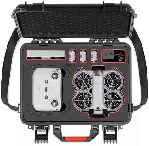 STARTRC Waterproof Hard Carrying Case for DJI Neo 2 Accessories for RC-N/RC2 Controller