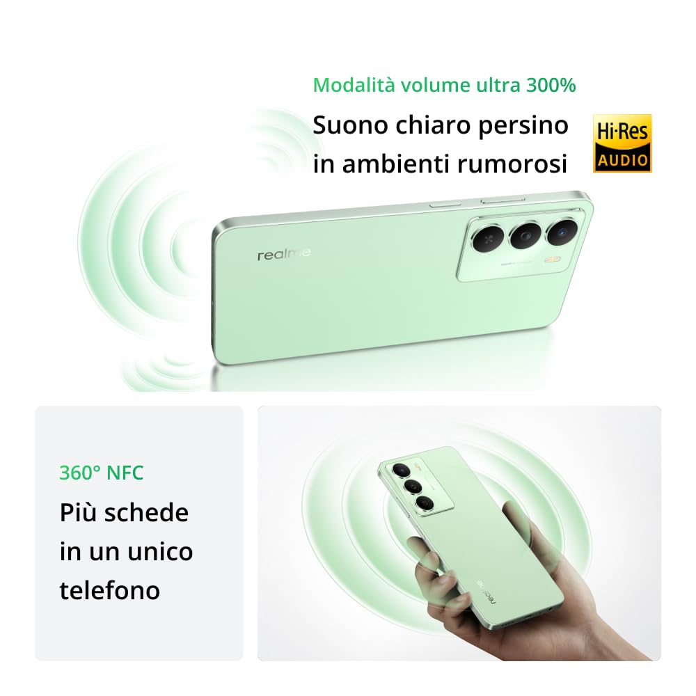 realme 14X 5G Smartphone 6+128 GB, Dimensity 6300 5G, Display da 120 Hz, Resistenza agli urti di grado militare, Fotocamera AI da 50 MP, Batteria di lunga durata da 5000 mAh, Nero