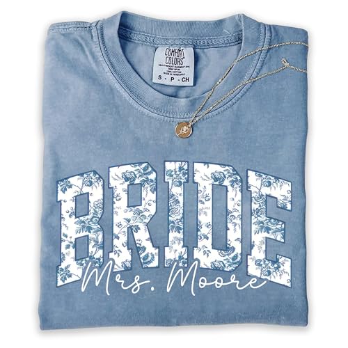 Personalized Mrs Shirt for Bride, Future Mrs Shirts, in My Engaged Era T-Shirt, Wedding Gifts 2025 2