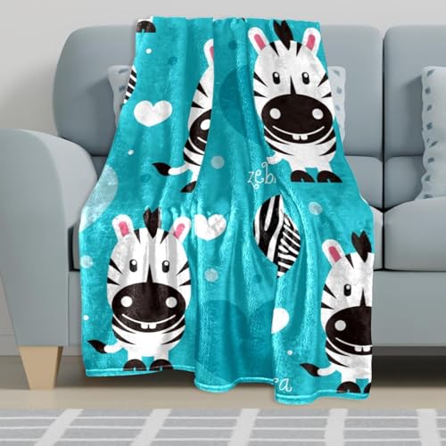Couverture polaire cheval rayé plaid chaud doux lits et canapés