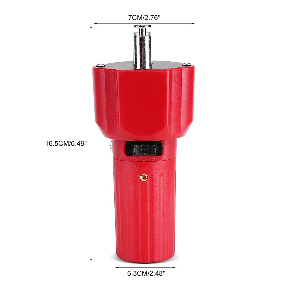 MAGT Grillmotor, Elektrische Grill Motor Solide Konstruktion BBQ Rotator Grillspieß Motor mit USB Kabel, Braten Halterung Zubehör (Farbe: Rot)