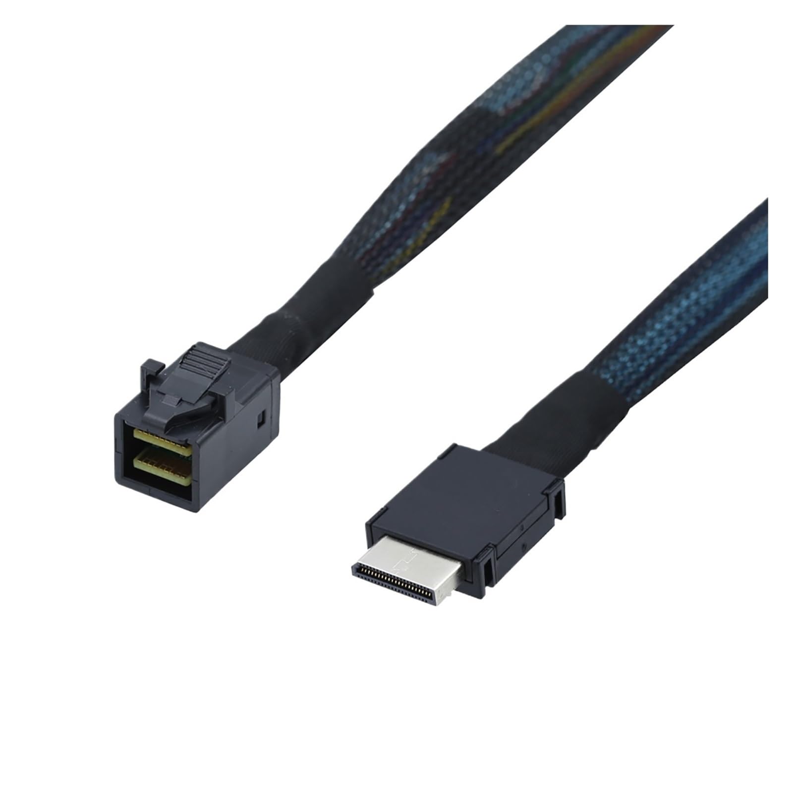 Cavo dati attivo OCuLink PCIe PCI-Express SFF-8611 4i a MI NI S*A*S HD SFF-8643 SSD da 1 m