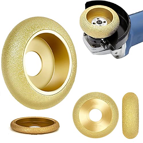 Stone Inner Carving Grinder Disc Shaping Flap Disc for Angle Grinder 10-40mm, Concrete Diamond Sanding Discs, Powerful Carbide Carving Disc - for Grinding Marble/Granite/Ceramics etc. (15mm) Cover