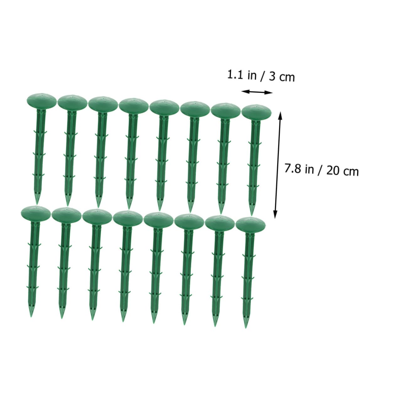 Piquets de Sol en Plastique, 150 Pièces, pour Toile de Jardin