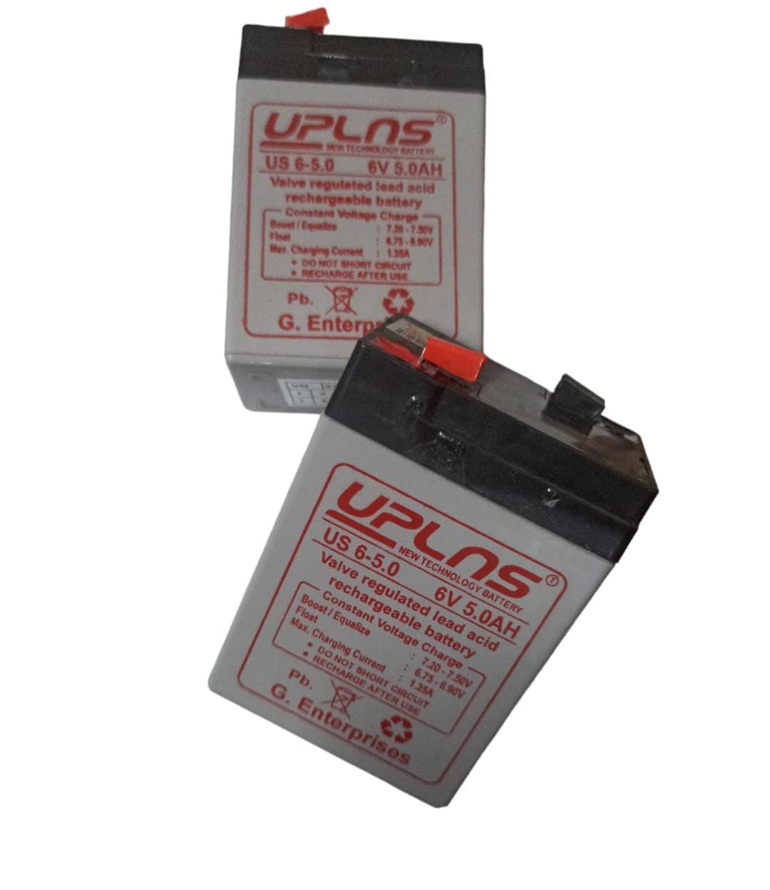 Crystal Zone 6Volt Dc 4.5Ah Battery for Toys, Solar, Emergency Lights, Security Device Etc, Sealed Lead - Acid Battery Multicolor (1)