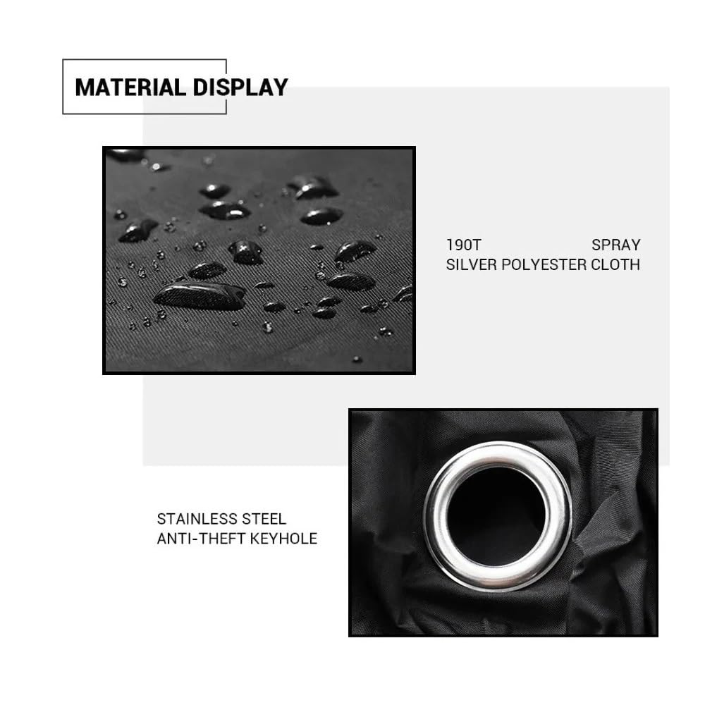 Cubierta De Piezas Motocicleta, Accesorios para, Cubiertas A Prueba Lluvia ML XL XXL 3XL 4XL, Almacenamiento Interior Y Exterior Completamente Cerrado Motocicleta Aire Libre Temporada Cubierta