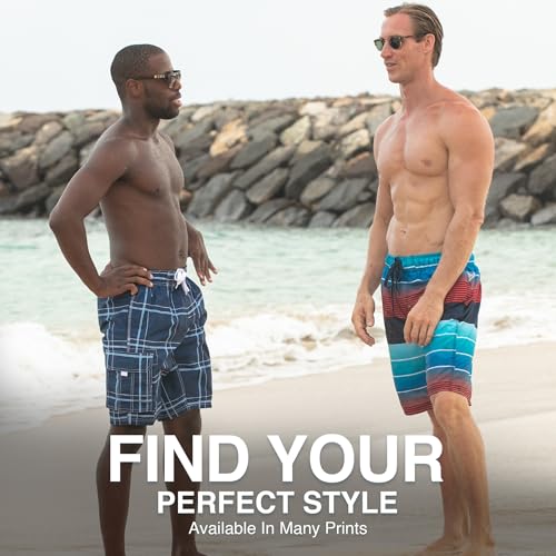 Image of Kanu Surf Men's Flex Plaid Swimtrunk
