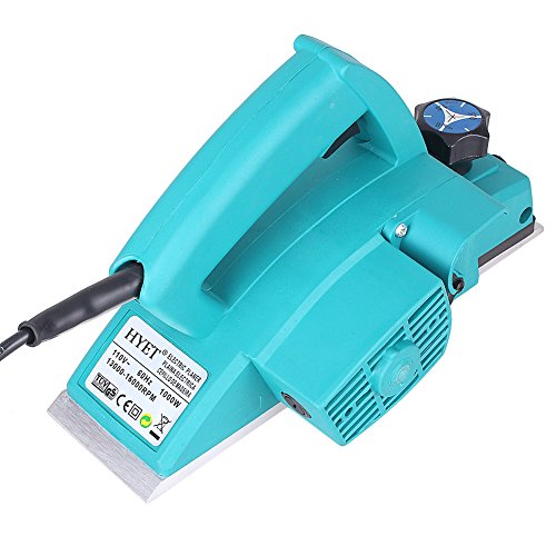 Mallofusa Electric Wood Planer Plane Power Handheld Woodworking Tool, 3-1/4 Inch #TOP7