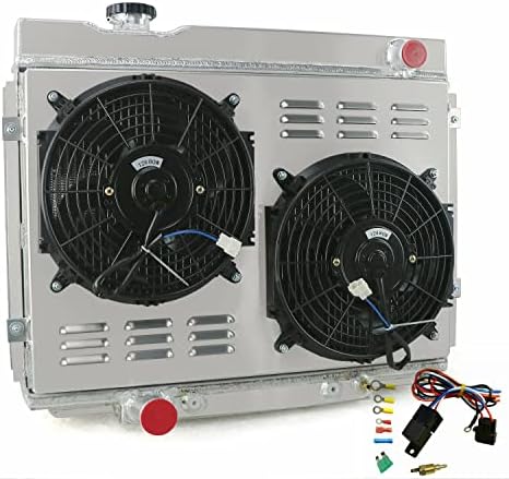 Amazon.com: Cubauto 4 Row Core Radiator For 1968 1969 1970 Ford Mustang ...