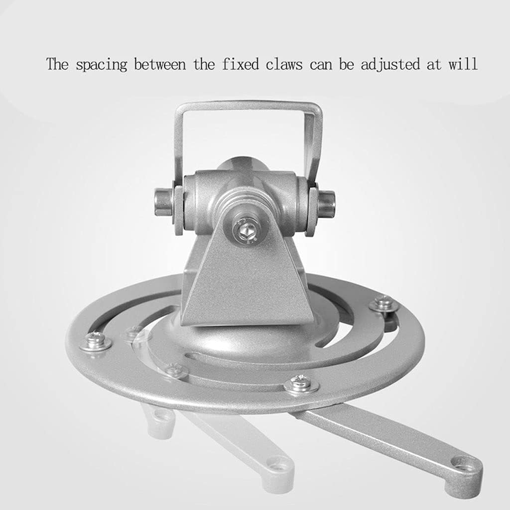 Projector Mounts Projector Hanger Bracket Wall-Mounted Projector Mounting Bracket Can be Rotated 360 Degrees The Maximum Load is 14.33 Pounds Mounts