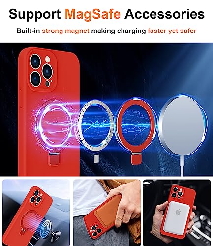 Coque silicone iPhone 14 Pro Max STERKER rouge magsafe - 3