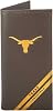 NCAA Texas Longhorns Zep-Pro Pull-Up Leather Trifold Embossed Wallet, Brown