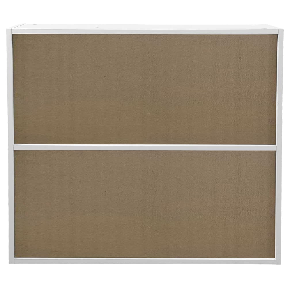 Shally Dogan Pensile da Cucina a Parete Design Boiserie, Armadio Sospeso in Legno con Doppia Anta, 1 Ripiano e 2 Scomparti, Armadietto a Muro Spazioso Resistente, 80 x 32 x 72H cm (Bianco)