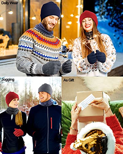 99 Pieces Winter Beanies Scarf And Glove Set Unisex Winter Hat Neck Warmers Mittens For Men Women Winter Warm Suit #TOP6
