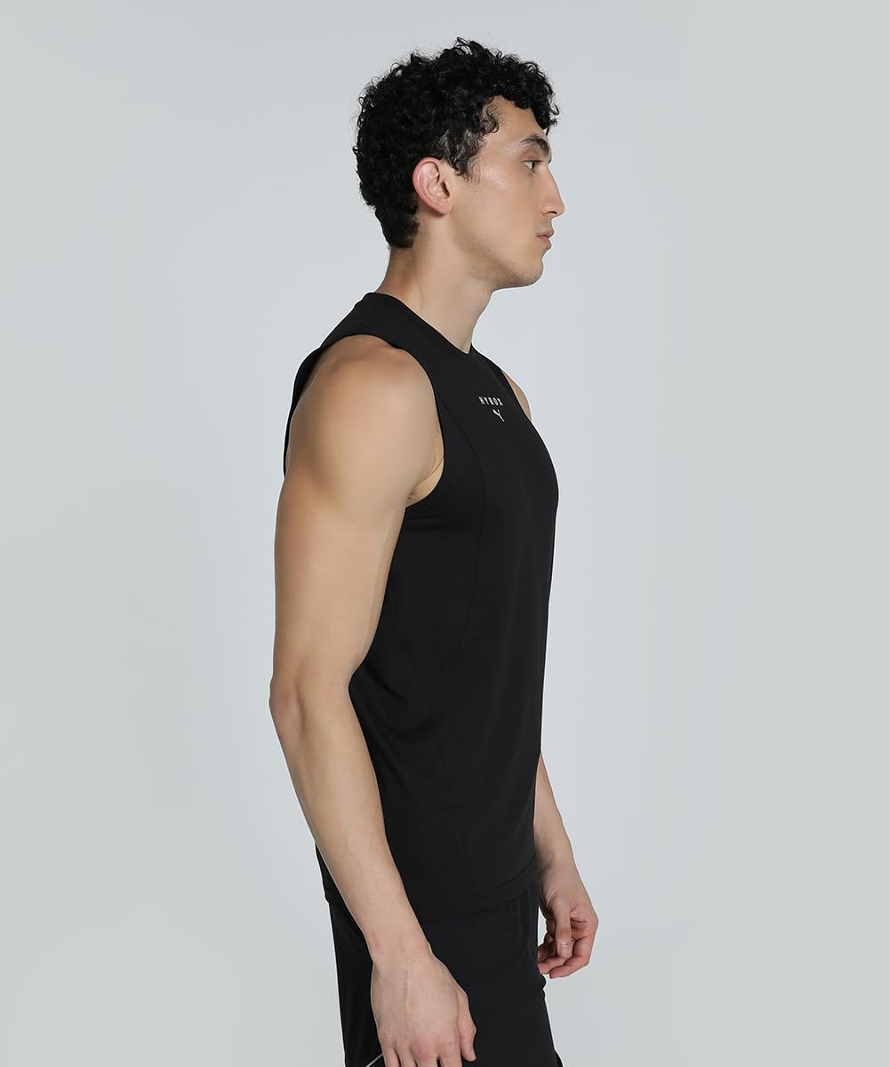 PUMA 青 タンクトップ レーサーバック PUMA プーマ タンクトップ メンズ ENGINEERED FOR STRENGTH