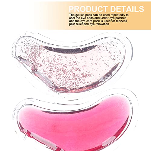 Minkissy 5Pcs Herbruikbare Eye Gel Ice Pack Voor Koeling Of Warming Ogen En Gezicht Eye Behandeling Verlichten… - Image 3
