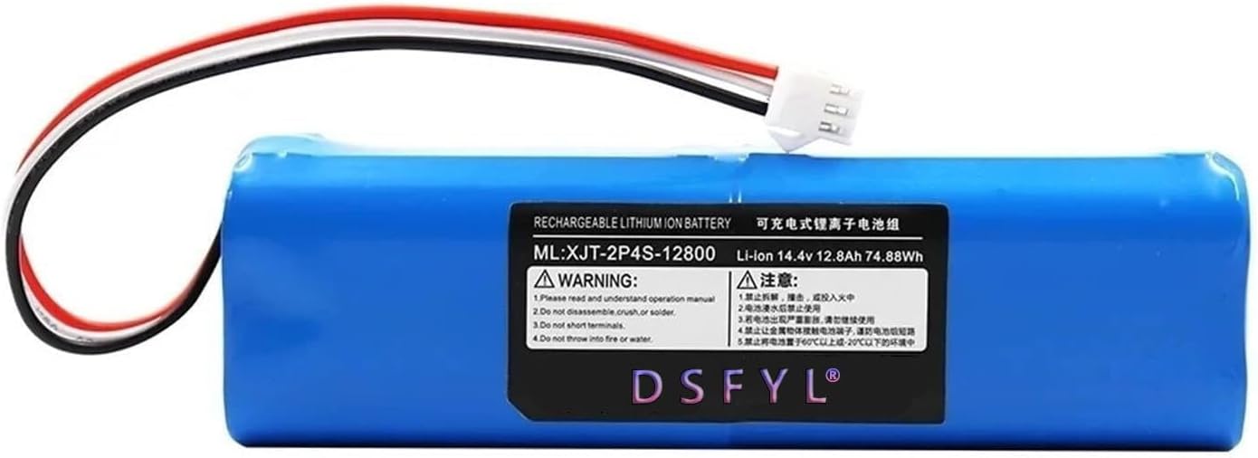 Vacuum Cleaner Rechargeable Li-ion Battery, Compatible, Robot Vacuum Pack(5200mah)