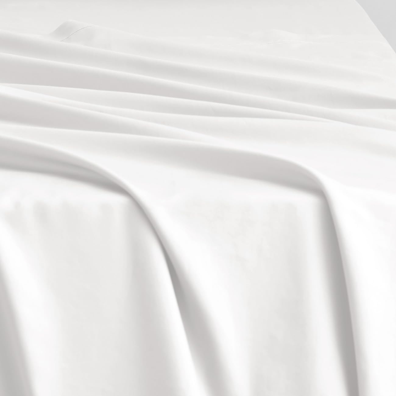 Sheridan Rose Egyptian Cotton Sateen White Fitted Sheets King (Multi-Fit) 152 X 203 + 40Cm