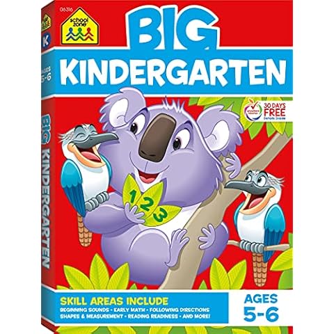 School Zone - Big Kindergarten Workbook Cover