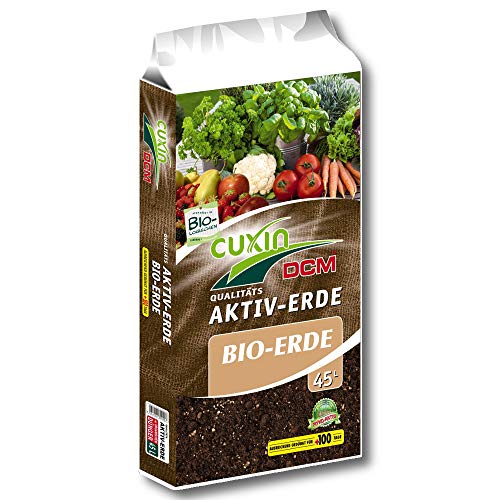 Preisvergleich Produktbild CUXIN DCM AKTIV-ERDE BIO-ERDE 45 l Sprossenanzucht Gemüseerde Kräutererde