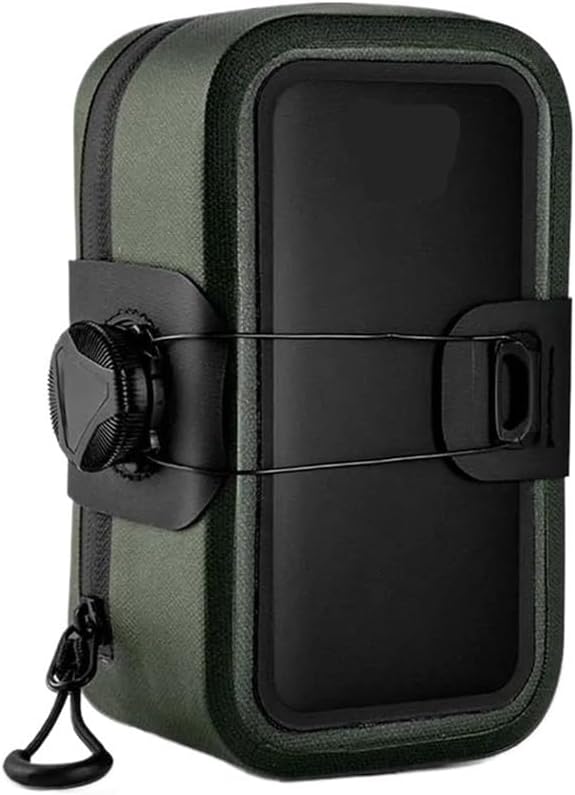 Bicycle Saddle Bag 600D TPU Rotating Lacing Buckle Saddlebag Bike Accessory(Green)