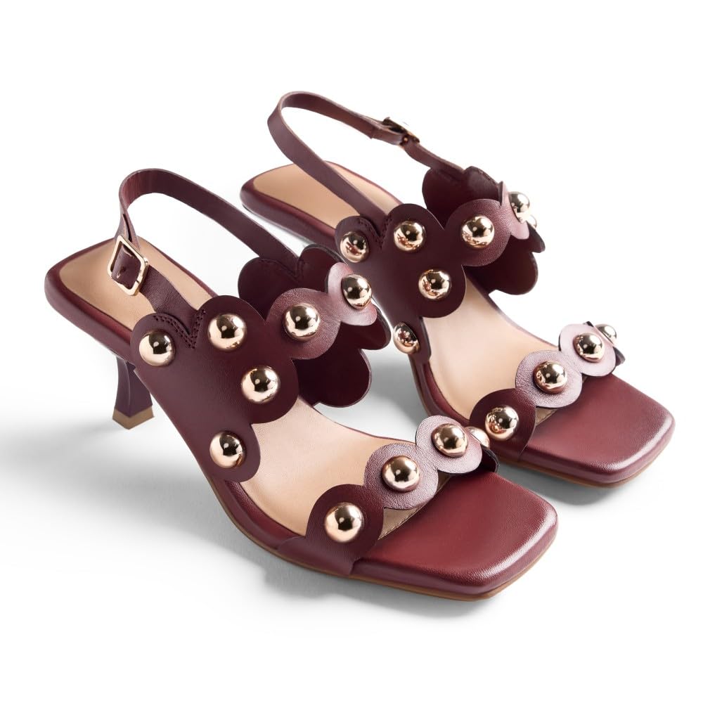 GIOSEPPO KAKUMA, Women's T-Strap, Bordeaux, 40 EU