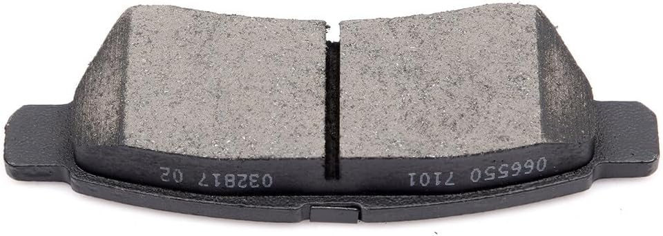 ECCPP D1100-8206 Rear Ceramic Disc Brake Pad Set Fit For Nissan Frontier 2005-2019,For Nissan Xterra 2005-2015,For Suzuki Equator 2009-2012