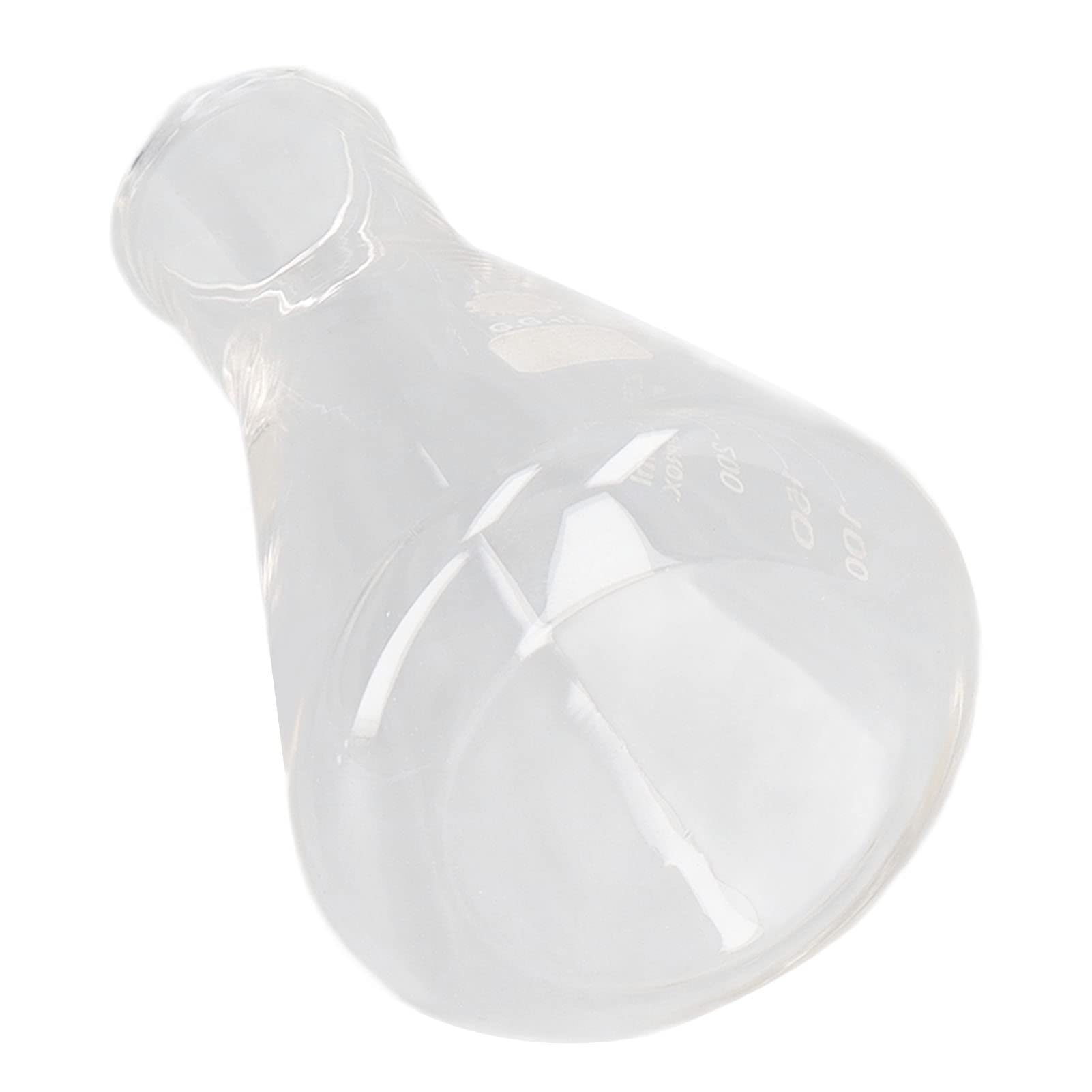 4 Pezzi Beuta Erlenmeyer, Vetro Borosilicato, 50 ML, 100 ML, 250 ML, 500 ML, per Chimica, per Colture Chimiche e Batteriche