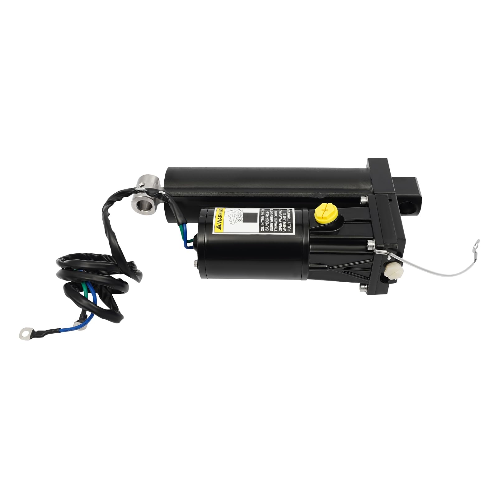 Power Trim & Tilt Assembly para fueraborda 12 V 500 W, ajuste de altura IP67 para motores Yamaha 40-60 CV de 4 tiempos, aleación de aluminio con anodizado duro, encapsulación protectora para