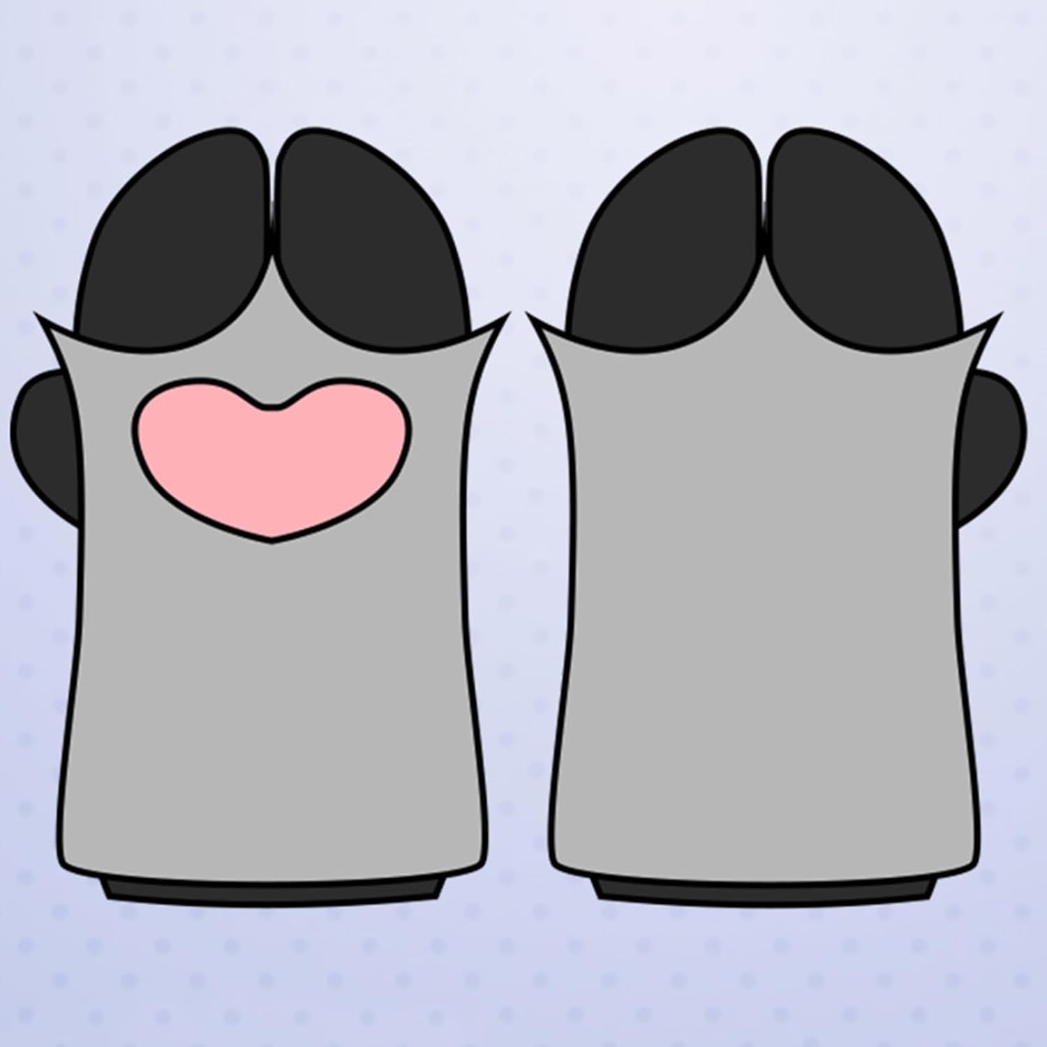 Halloween Cosplay Sheep Hoof Shape Gloves Full Finger Mitten Cute Carnivals Outdoor Plush for Girls Sheep Hoof