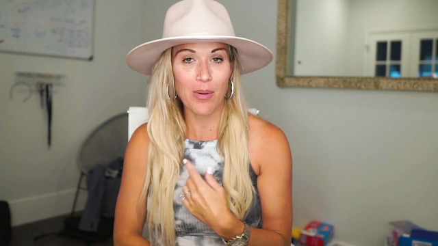 Lanzom Womens Classic Wide Brim Floppy Panama Hat Belt Buckle Wool Fedora Hat Fit Size 6 8/7-7 1/4(One Size, Black) - Image 8