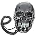 Bluelover Teléfono Único con Forma De Esqueleto En Forma De Calavera Negra