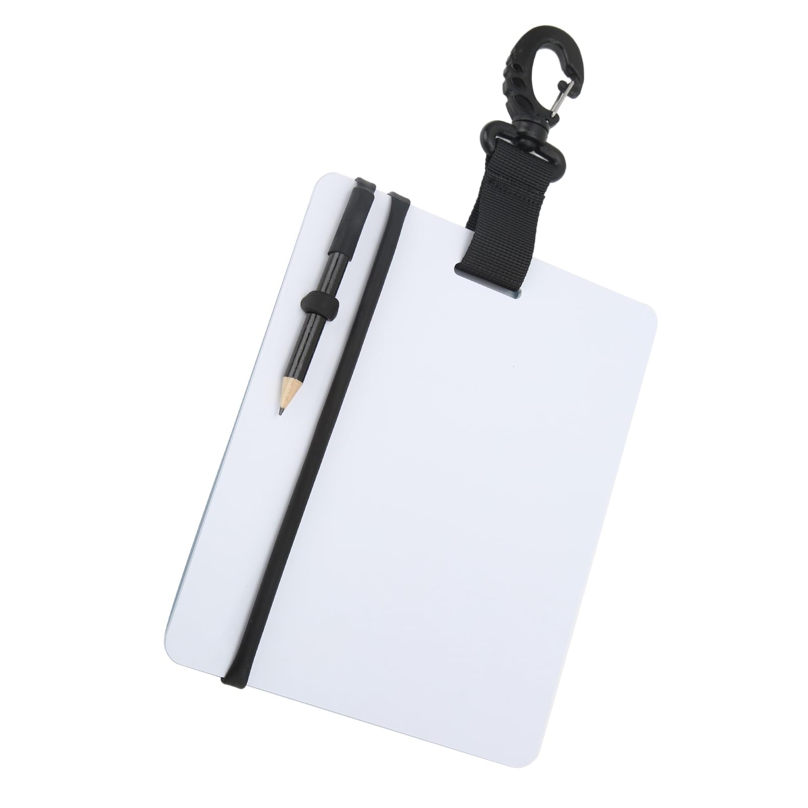 Diving Writing Board, Underwater Dive Slate with Pencil, Durable Writing Surface Wrist Writing Dive Slate for Scuba Diving Communication