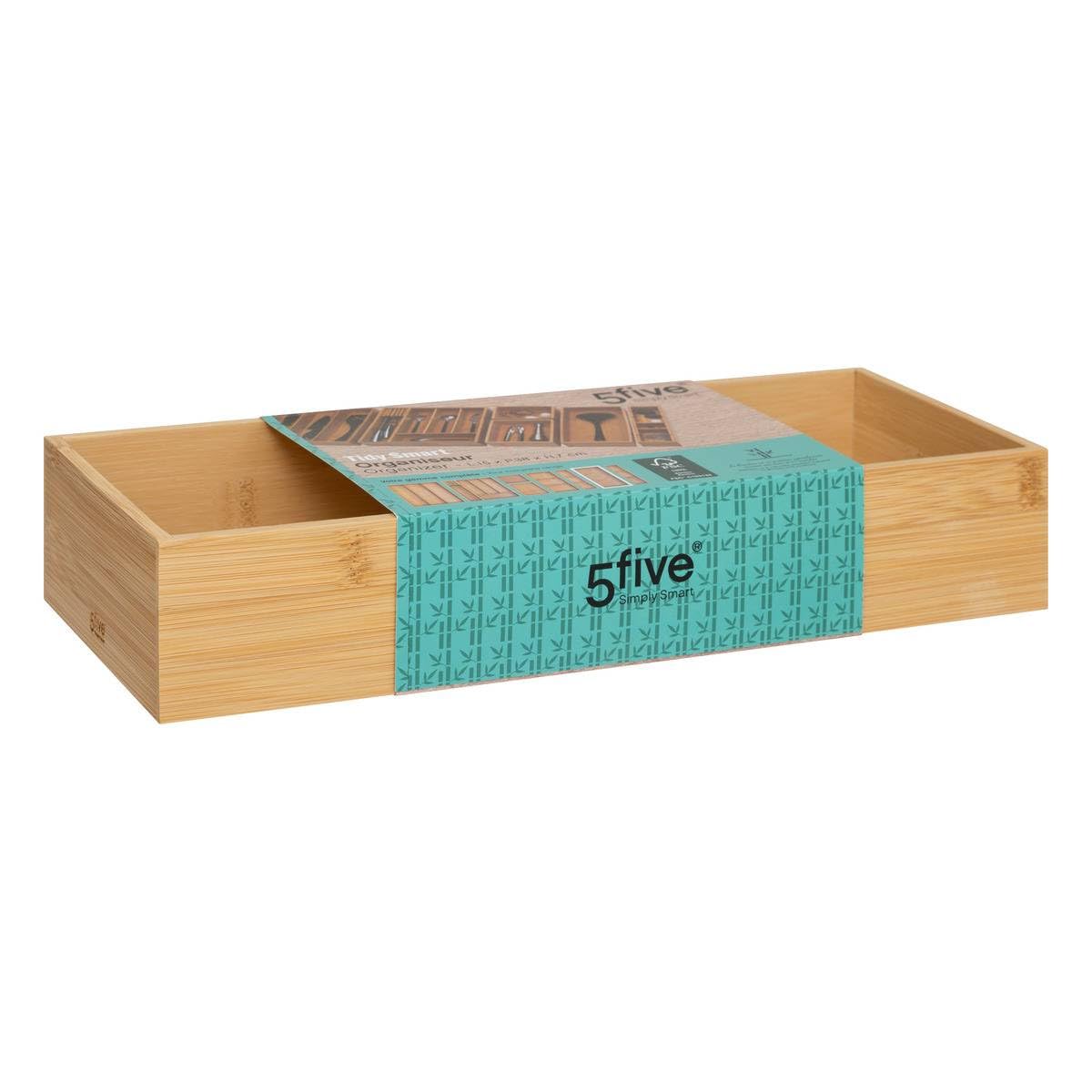 5five - organizer 15x38cm "tidy smart bambus