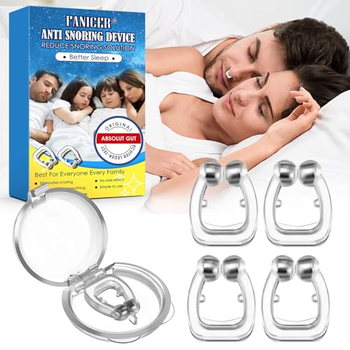 8 Stück Schnarchstopper Anti Schnarch,Anti Schnarch Nasenspreizer,Schnarchen Stopper Nasenklammer Verhindern Schnarchen,Wiederverwendbares Schnarchgerä,Halten Sie Gut Atmen,Besser schlafen