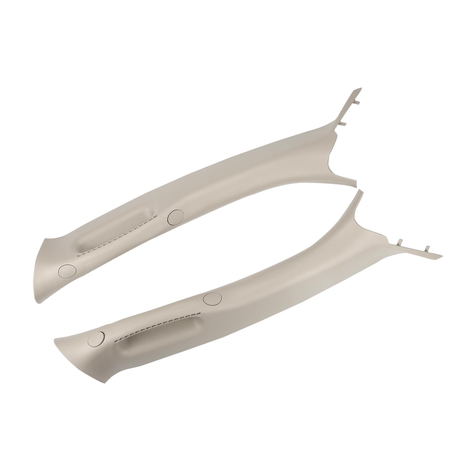 FEXON Front Driver & Passenger Side A Pillar Grab Handle Molding Trim Compatible with Dodge Ram 1500 2500 3500 Pickup Truck 2002-2010 Replaces 1TE75TL2AA 1TE74TL2AA (Left & Right 2 pcs) Beige