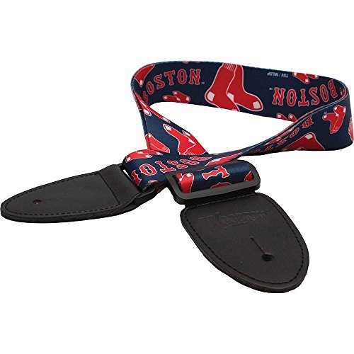 The Sports Vault MLB Boston Red Sox GSMLB04Guitar Strap, Multi, One Size
